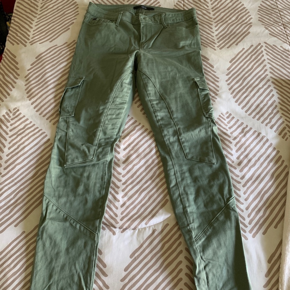Joes cargo green jeans